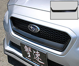 ChargeSpeed Front Grill Garnish (Dry Carbon Fiber) for Subaru WRX VA