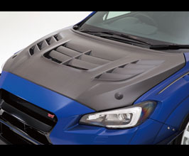 Varis Circuit Version Cooling Hood Bonnet with Vents for Front Mount Intercooler for Subaru WRX STi