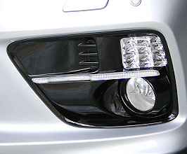ChargeSpeed Front Turn Signal Inserts for Fogs with Slim Sequential Blinkers for Subaru WRX VA