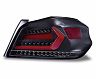 Clear World LED Taillights - Type-2 (Clear with Red Bar)