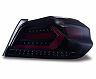 Clear World LED Taillights - Type-2 (Smoke with Red Bar)