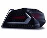 Clear World LED Taillights - Type-2 (Smoke with White Bar)