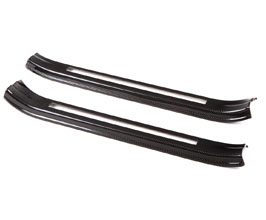 REVEL GT Dry Door Sill Covers Overlay Covers Set (Dry Carbon Fiber) for Subaru WRX STi