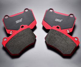 STI Sports and Street Brake Pads for STI 6POT Brembos - Front and Rear for Subaru WRX STI with Front 6POT Brembo Calipers