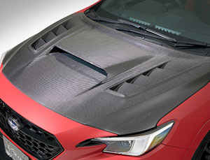 Varis Arising I Cooling Front Hood Bonnet with Vents (Carbon Fiber), Hoods  for Subaru WRX VB