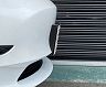 Carbon Addict Front License Plate Base with Down Tilt (Dry Carbon Fiber) for Tesla Model 3