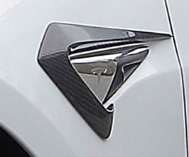 KOKORO Front Fender Garnish (Carbon Fiber) for Tesla Model 3