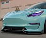 ADRO Aero Front Lip Spoiler - V2 (Carbon Fiber) for Tesla Model 3