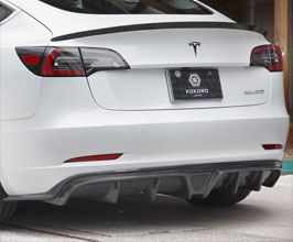 KOKORO Rear Diffuser (Carbon Fiber) for Tesla Model 3