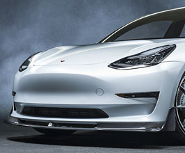 Vorsteiner Volta Aero Front Lip Spoiler (Dry Carbon Fiber) for Tesla Model 3