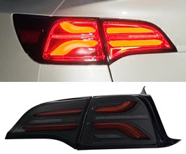 INTEC Full LED Sequential Taillights (Smoke Black Red) for Tesla Model 3