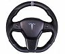 Buddy Club P-1 Sport Steering Wheel (Leather with Dry Carbon Fiber) for Telsa Model 3