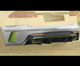 MANSORY Aerodynamic Rear Bumper (Dry Carbon Fiber) for Tesla Model S