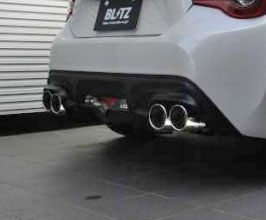 BLITZ NUR-Spec VS Quad Exhaust System for TRD Rear Bumper (Stainless) for Toyota 86 ZN6