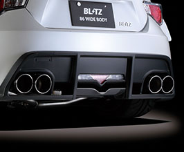 BLITZ NUR-Spec VS Quad Exhaust System for BLITZ Rear (Stainless) for Toyota 86 ZN6