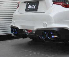 BLITZ NUR-Spec VSR Quad Exhaust System for TRD Rear Bumper (Stainless) for Toyota 86 ZN6