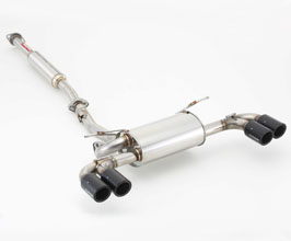 FujitSubo Authorize RM Exhaust System with Quad Carbon Tips (Stainless) for Toyota 86 ZN6