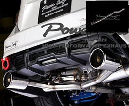 Power Craft Hybrid Exhaust System with Valves and Straight Mid Pipe and Honey Tips (SS) for Toyota 86 / BRZ