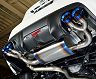 ROWEN PREMIUM01TR Heat Blue Titan Quad Axel-Back Exhaust System VIII (Titanium)