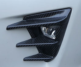 REVEL GT Dry Fog Light Overlay Covers Set (Dry Carbon Fiber) for Toyota 86 ZN6