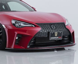 AIMGAIN GT-F Front Bumper with Lower Lip and Grill (FRP) for Toyota 86 ZN6