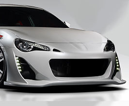 BLITZ Aero Speed R-Concept Front Bumper with LED Daylights (FRP) for Toyota 86 ZN6