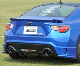 C-West Aero Rear Half Spoiler (ABS) for Toyota 86 ZN6