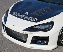 ChargeSpeed Gekisoku Front Bumper with DRLs and Quad Fog Lights - Type 3 (FRP) for Toyota 86 / BRZ