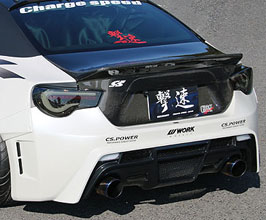 ChargeSpeed Gekisoku Rear Bumper - Type 3 (FRP) for Toyota 86 / BRZ