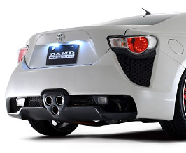 DAMD LFT-86 Rear Bumper with Triple Muffler Exhaust (FRP) for Toyota 86 ZN6