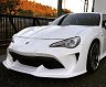 VeilSide Front End Conversion - Front Bumper with Fenders and Vented Hood (FRP)