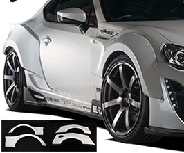 BLITZ Aero Speed R-Concept Front and Rear Wide Over Fenders (FRP) for Toyota 86