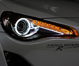 BLITZ Aero Speed Racing Headlights with Turn Signals - Modification Service for Toyota 86