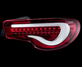 Valenti Jewel LED Trad Sequential Model Tail Lamps (Clear and Red Chrome) for Toyota 86 ZN6