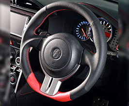 DAMD SS358-Z Sports Steering Wheel (Black Leather with Red Formula) for Toyota 86 ZN6