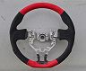 ROWEN Original Steering Wheel (Alcantara - Black and Red)