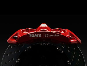 TOMS Racing Brembo x TOMS Brake Kit - Front 6POT 355mm and Rear 4POT 345mm for Toyota 86