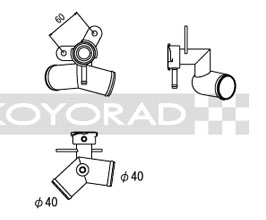 KOYORAD Filler Neck for Racing Radiator (Aluminum) for Toyota 86 ZN8