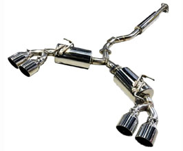 BLITZ NUR Spec Custom Edition Exhaust System with Quad Tips (Stainless) for Subaru GR86 / BRZ