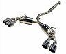 BLITZ NUR Spec Custom Edition Exhaust System with Quad Tips (Stainless) for Toyota GR86 / BRZ