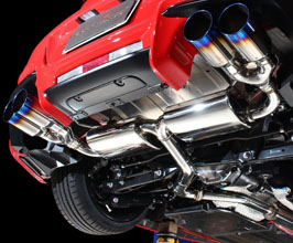Sense Brand Exhaust System with Quad Tips for TRD/GR Rear Bumper (Stainless) for Toyota 86 ZN8