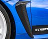 Street Hunter Front Fender Vent Extensions (Carbon Fiber)