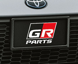 TRD GR Parts Front Number Plate Frame - Japan Spec (Carbon Fiber) for Toyota GR86 / BRZ