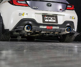 HKS Type-S Rear Diffuser and Rear Side Spoilers for Toyota 86 ZN8