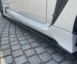 Lems Aero Side Under Spoilers - Version GR (Dry Carbon Fiber) for Toyota GR86 with TRD Side Steps