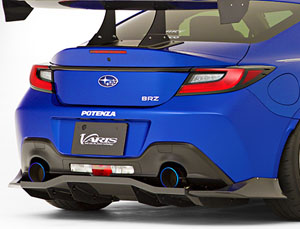 Varis Arising 2 Aero Rear Diffuser with Rear Side Spoilers (Carbon Fiber) for Toyota 86 ZN8