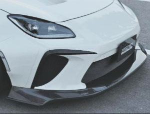 VOLTEX Street Version II Front Bumper with Lip Spoiler (FRP with Carbon Fiber) for Toyota 86 ZN8