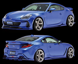 KUHL KRUISE KR-ZD8RR Aero Spoiler Lip Kit (FRP) for Subaru BRZ