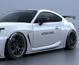 Artisan Spirits Sports Line Black Label Front and Rear 8mm Wide Over Fender Trim Kit (FRP) for Toyota 86 ZN8