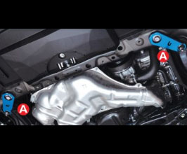 Cusco Lower Arm Power Braces - Front (Steel) for Toyota GR86 / BRZ